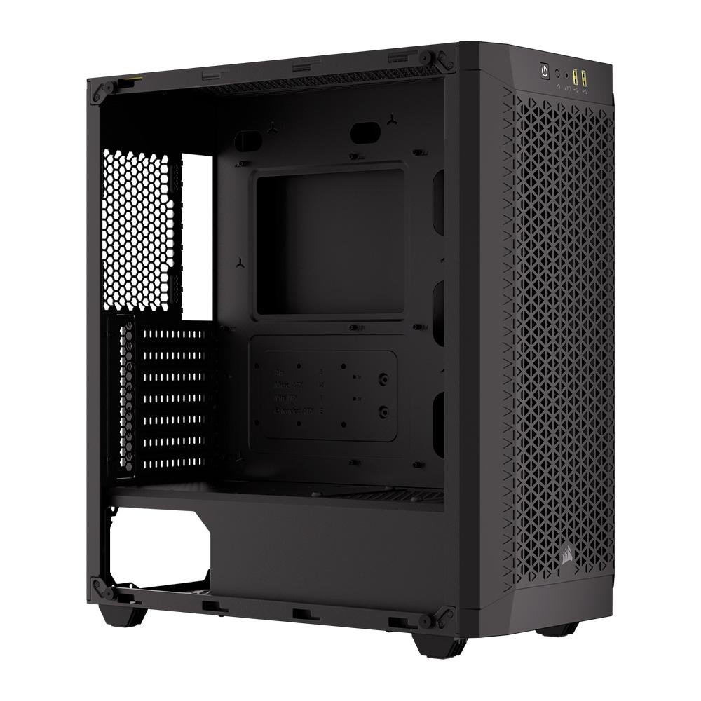 Gabinete Gamer Corsair 480T Airflow, Mid-Tower, ATX, Lateral em Vidro Temperado, Sem FANs, Preto - CC-9011271-WW - view 7