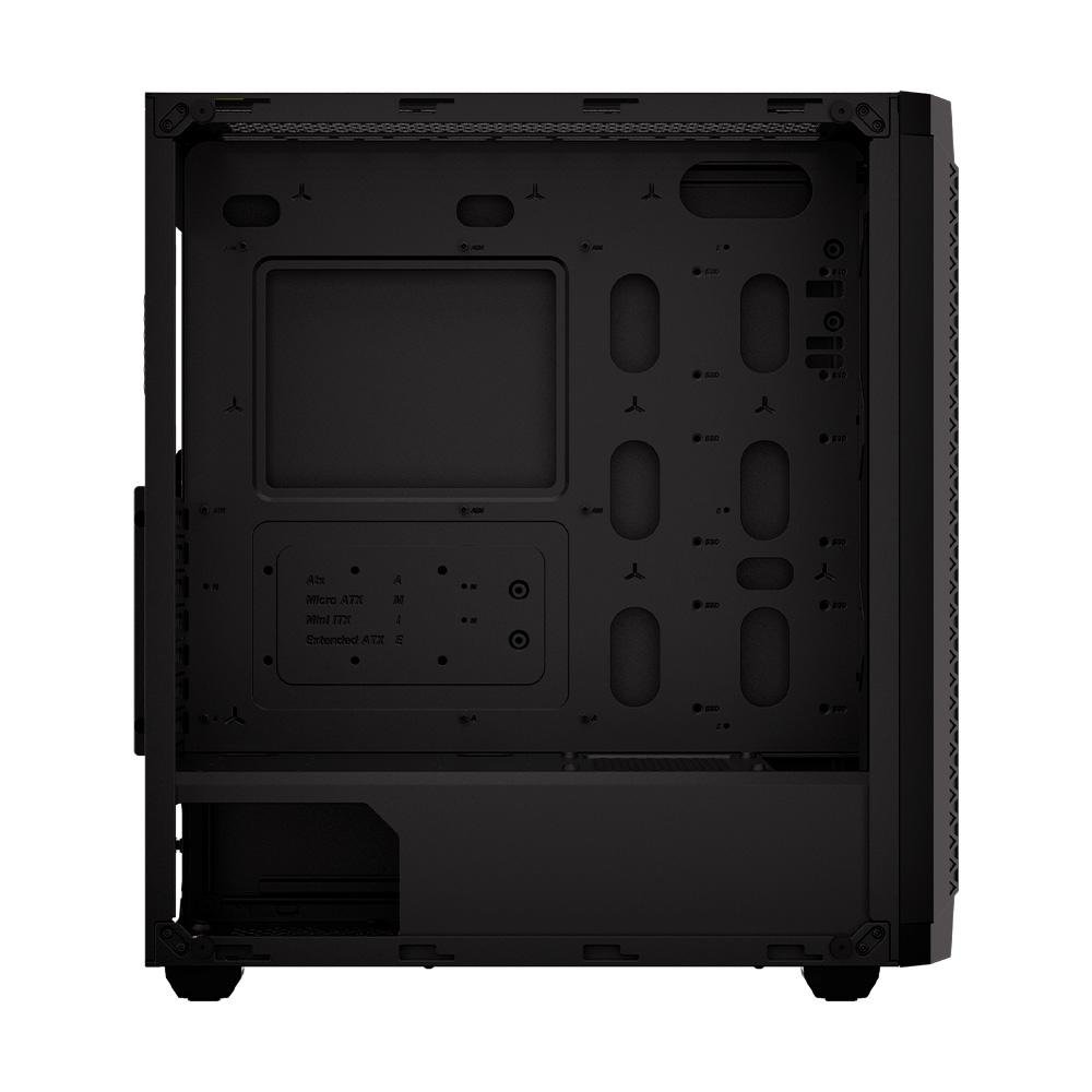 Gabinete Gamer Corsair 480T Airflow, Mid-Tower, ATX, Lateral em Vidro Temperado, Sem FANs, Preto - CC-9011271-WW - view 10