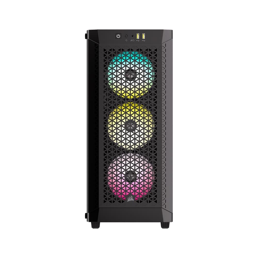 Gabinete Gamer Corsair 480T RGB, Mid-Tower, ATX, Lateral em Vidro Temperado, 3 Ventoinhas AR120 RGB, Preto - CC-9011272-WW - view 2