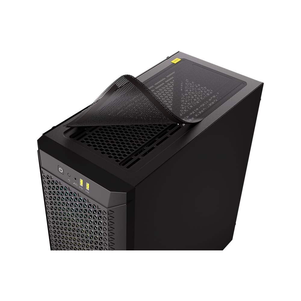 Gabinete Gamer Corsair 480T RGB, Mid-Tower, ATX, Lateral em Vidro Temperado, 3 Ventoinhas AR120 RGB, Preto - CC-9011272-WW - view 6