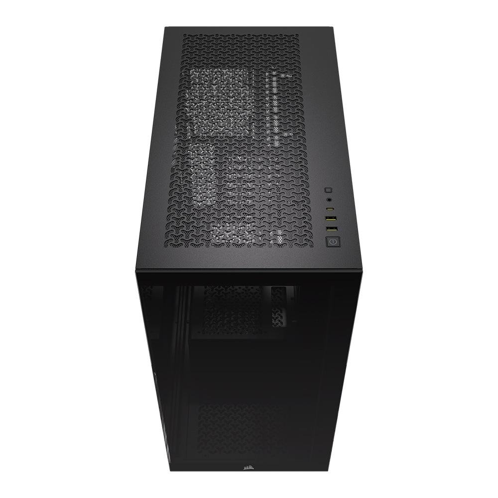Gabinete Gamer ( Balão.info) 3500X Mid Tower, E-ATX, Frontal e Lateral em Video Temperado, Sem FANs, Preto - CC-( Balão.info)-WW - view 4
