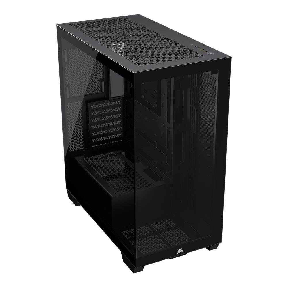Gabinete Gamer ( Balão.info) 3500X Mid Tower, E-ATX, Frontal e Lateral em Video Temperado, Sem FANs, Preto - CC-( Balão.info)-WW - view 2