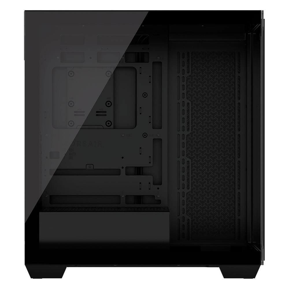 Imagem 6 de 16 do produto Gabinete Gamer Corsair 3500X Mid Tower, E-ATX, Frontal e Lateral em Video Temperado, Sem FANs, Preto - CC-9011276-WW