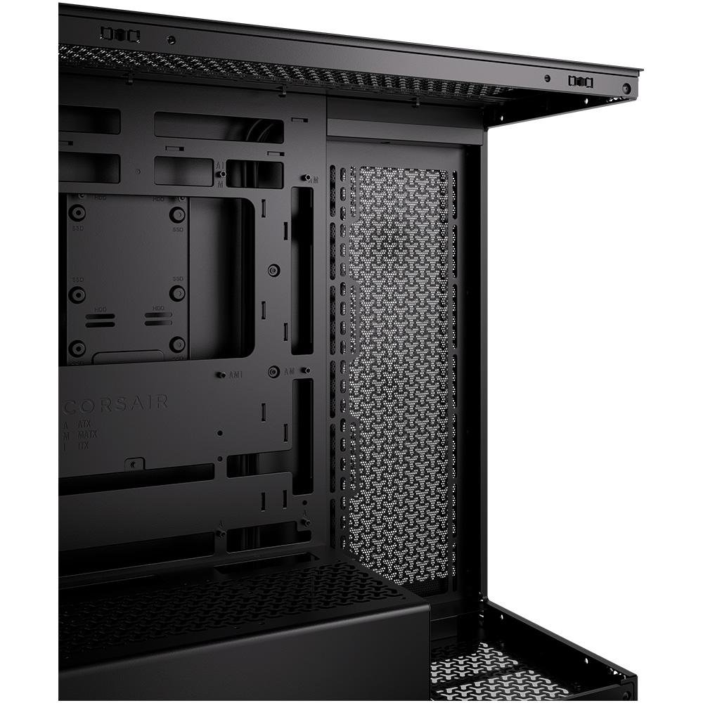 Gabinete Gamer ( Balão.info) 3500X Mid Tower, E-ATX, Frontal e Lateral em Video Temperado, Sem FANs, Preto - CC-( Balão.info)-WW - view 9