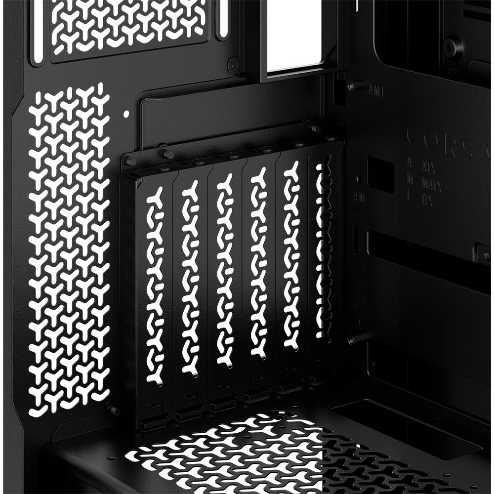 Imagem 15 de 16 do produto Gabinete Gamer Corsair 3500X Mid Tower, E-ATX, Frontal e Lateral em Video Temperado, Sem FANs, Preto - CC-9011276-WW