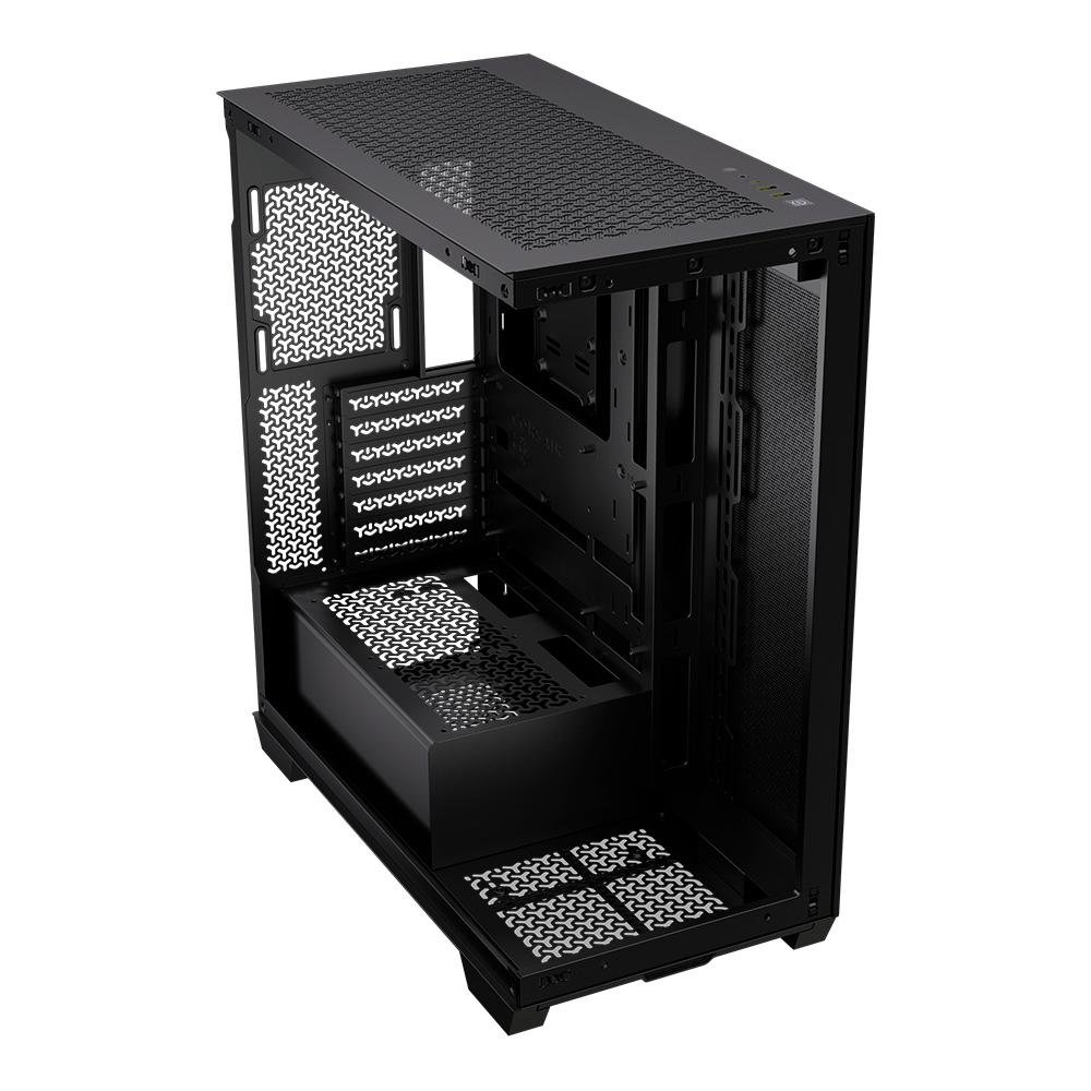 Gabinete Gamer ( Balão.info) 3500X Mid Tower, E-ATX, Frontal e Lateral em Video Temperado, Sem FANs, Preto - CC-( Balão.info)-WW - view 5