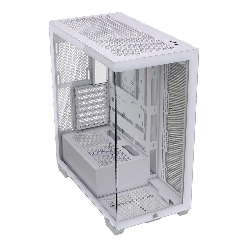 Gabinete Gamer ( Balão.info) 3500X Mid-Tower, E-ATX, Frontal e Lateral em Video Temperado, Sem FANs, Branco - CC-( Balão.info)-WW - view 5