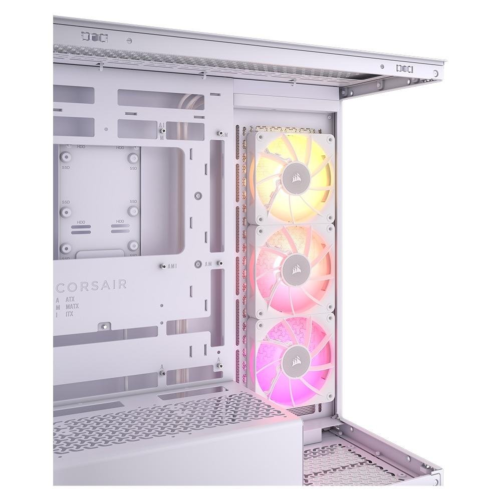 CORSAIR iCUE LINK 3500X RGB ホワイト Gabinete Gamer Corsair iCUE LINK 3500X | KaBuM!