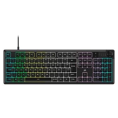 Teclado Gamer Corsair CORE K55 RGB, iCUE, RGB, USB 2.0, Preto - CH-9226C65-BR