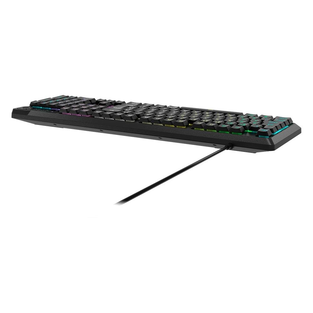 Imagem 3 de 9 do produto Teclado Gamer Corsair CORE K55 RGB, iCUE, RGB, USB 2.0, Preto - CH-9226C65-BR
