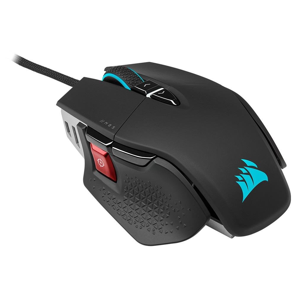 Imagem 2 de 12 do produto Mouse Gamer Corsair M65 Ultra, RGB LED, 26000 DPI, 8 Botões, Optical, Preto - CH-9309411-NA2