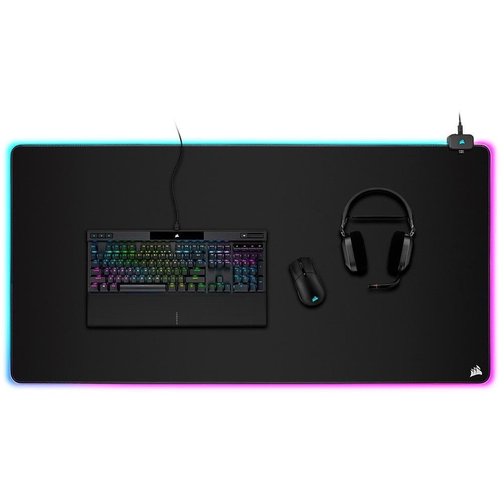 Imagem 11 de 11 do produto Mousepad Gamer Corsair MM700 3XL, RGB iCUE, Preto - CH-9417080-WW