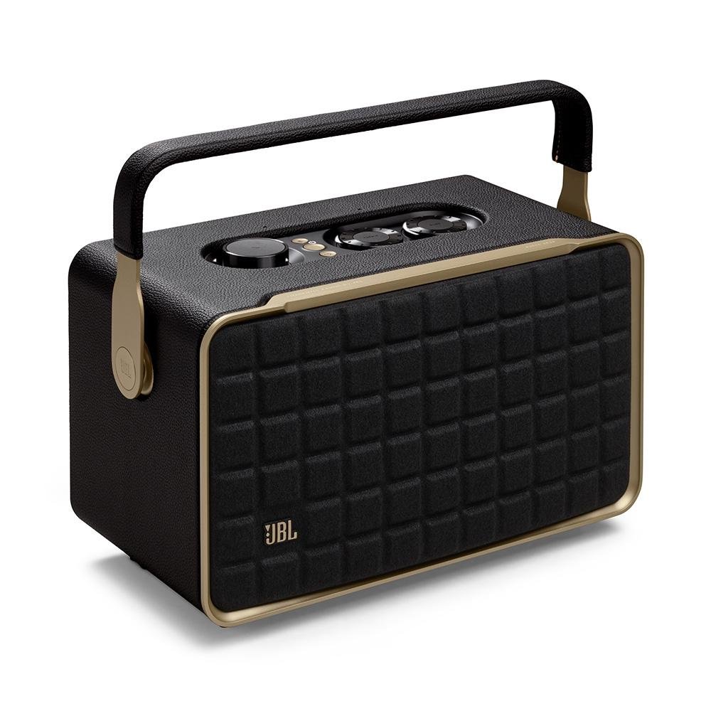 Caixa de Som Retro JBL Authentics 300, Wi-Fi e Bluetooth, Assistente de Voz, Preto - JBLAUTH300BLKBR - view 3
