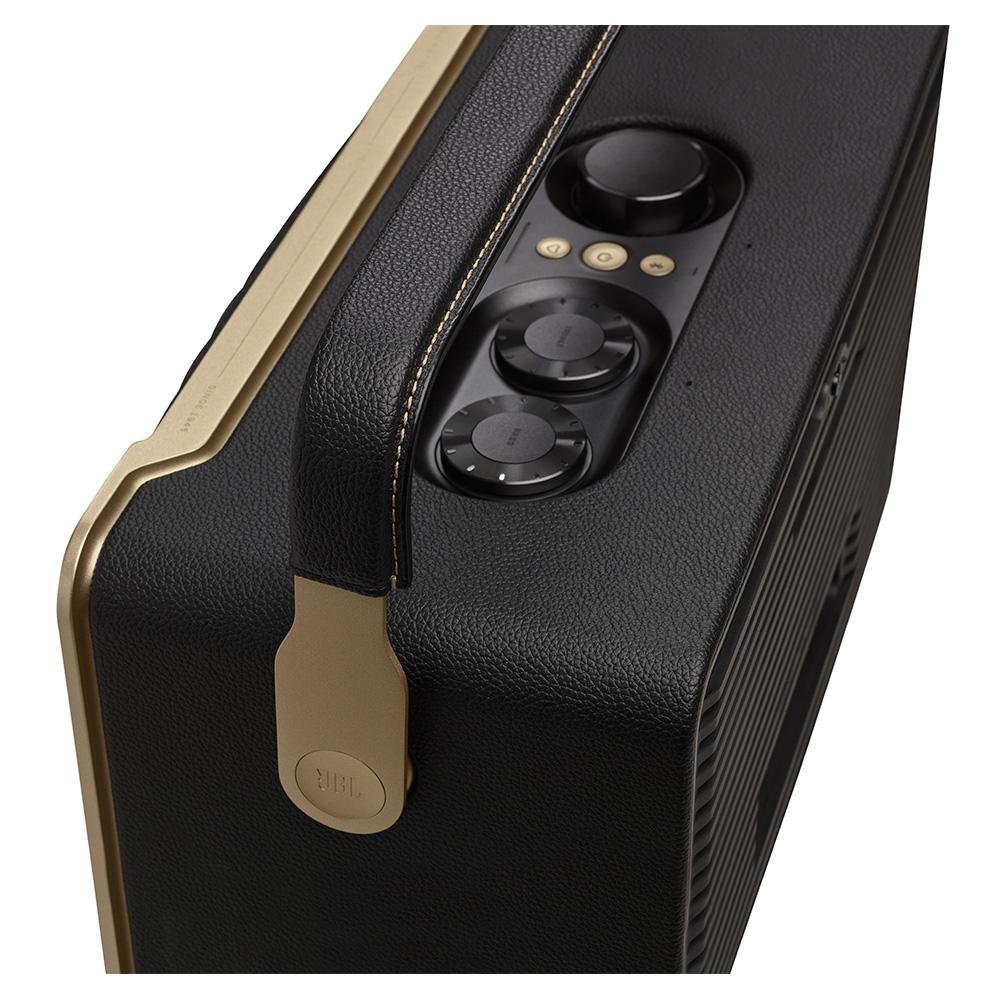 Caixa de Som Retro JBL Authentics 300, Wi-Fi e Bluetooth, Assistente de Voz, Preto - JBLAUTH300BLKBR - view 8