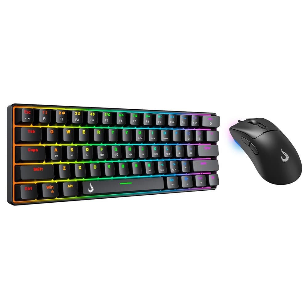 Combo Gamer Set 02 Rise Mode Black Brown | KaBuM!