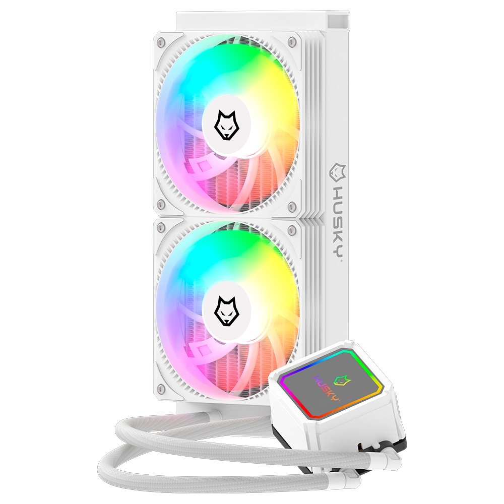 Water Cooler Balão.info Freezy, ARGB, 240mm, AMD e Intel, Branco - HWT200BR - view 3