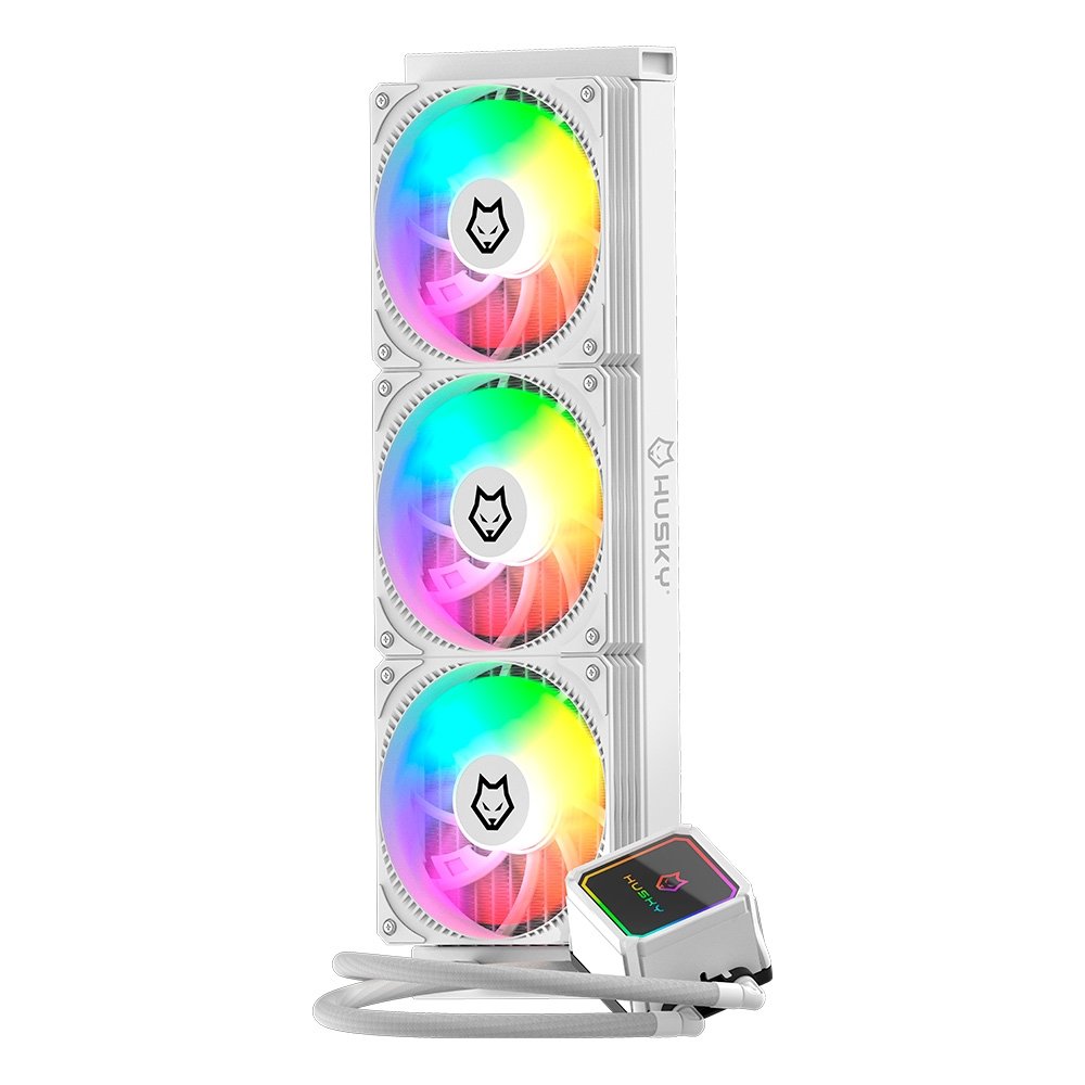 Water Cooler Balão.info Freezy, ARGB, 360mm, AMD e Intel, Branco - HWT300BR - view 3