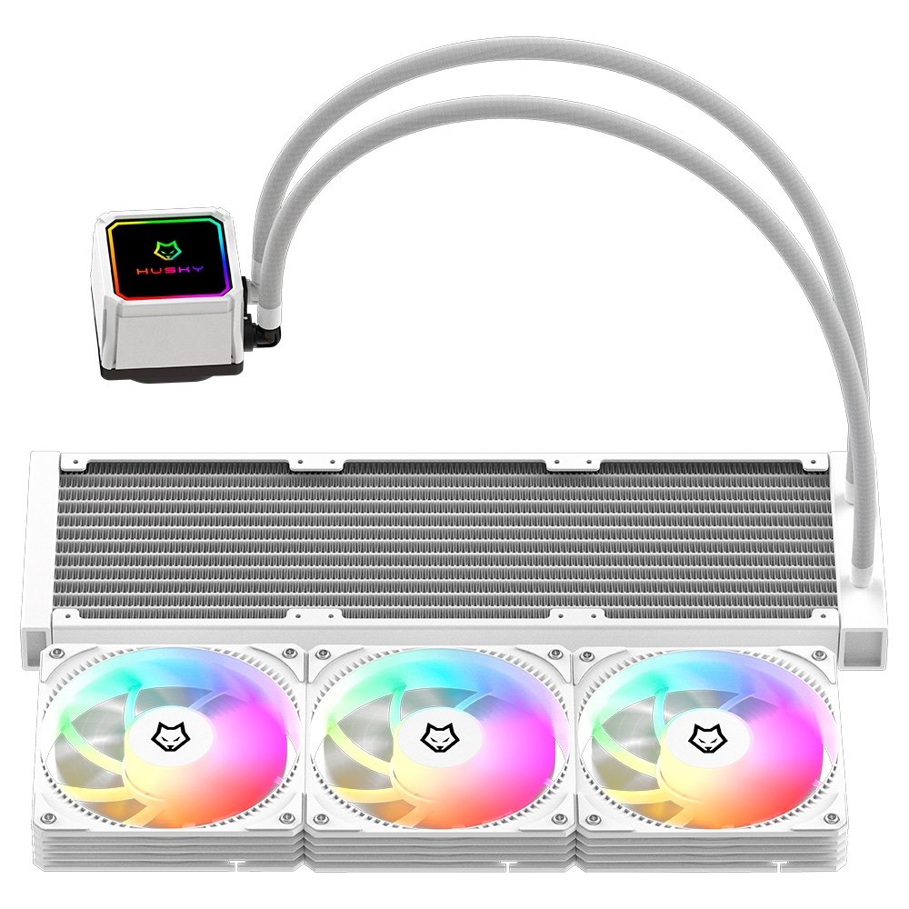Water Cooler Balão.info Freezy, ARGB, 360mm, AMD e Intel, Branco - HWT300BR - view 4