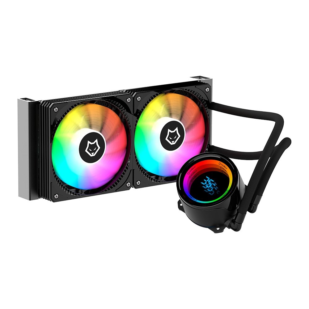 Water Cooler Husky Glacier, Iluminação ARGB, 240mm, AMD e Intel, Preto - HWT600PT