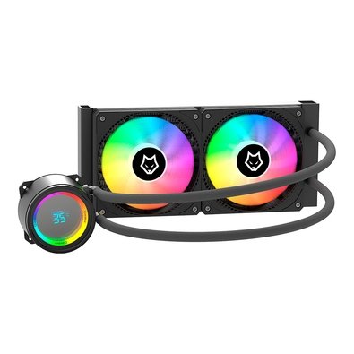 Water Cooler Husky Glacier, Iluminação ARGB, 240mm, AMD e Intel, Preto - HWT600PT