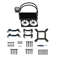 Water Cooler Husky Glacier, Iluminação ARGB, 240mm, AMD e Intel, Preto - HWT600PT