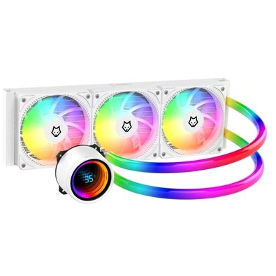 Water Cooler Husky Icy Comet, Iluminação ARGB, 360mm, AMD e Intel, Branco - HWT750BR