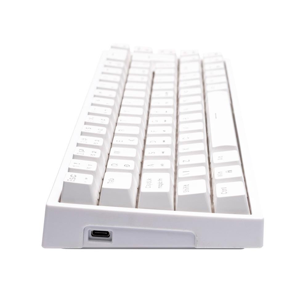 Teclado Mecânico Gamer Husky HailStorm, 65%, RGB, Switch Gateron Brown, ABNT2, Branco - HTG002BRMA Teclado Mecânico Gamer Husky HailStorm, 65%, RGB, Switch Gateron Brown, ABNT2, Branco - HTG002BRMA