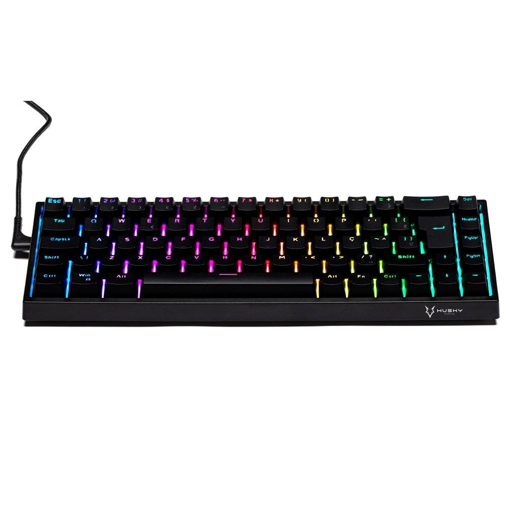 Teclado Mecânico Gamer ( Balão.info) HailStorm, 65%, RGB, Switch ( Balão.info) Brown, ( Balão.info), Preto - ( Balão.info - foto 3