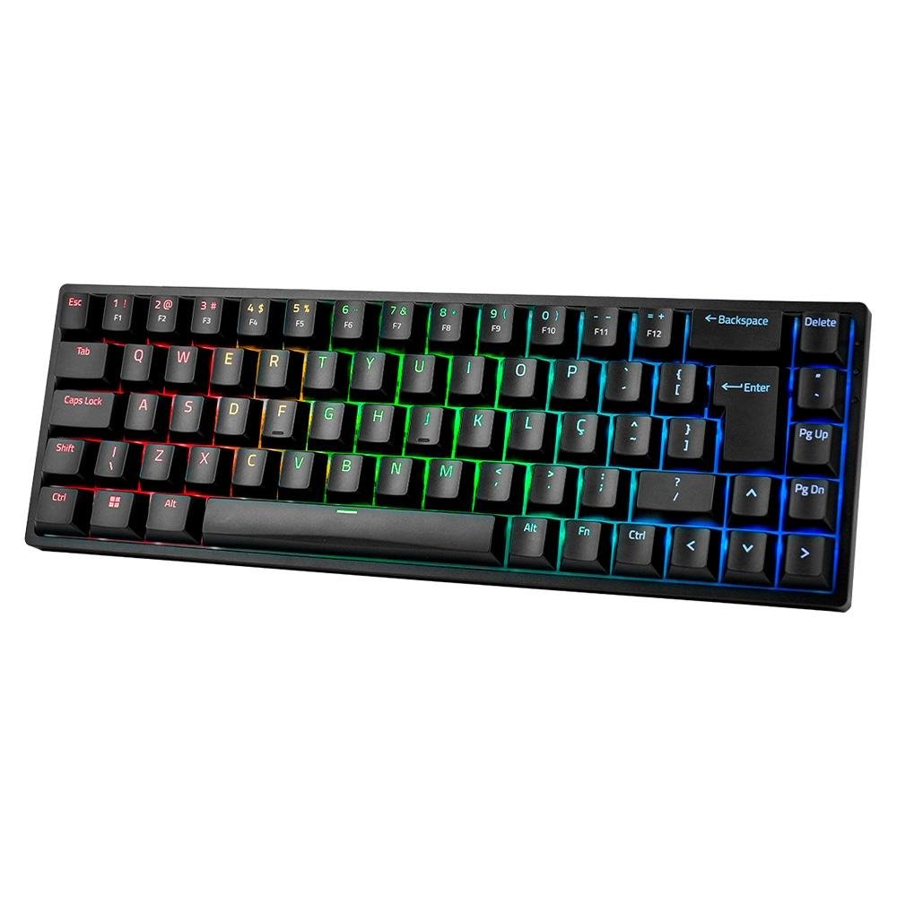 akko Teclado 100% mecânico Epomaker AKKO 3108-9009 retrô 108 teclas com
