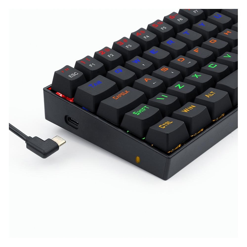 Teclado Mecânico Gamer ( Balão.info) Lakshmi, Rainbow, Switch Black, ( Balão.info), Preto - K606R (PT-BLACK - foto 7