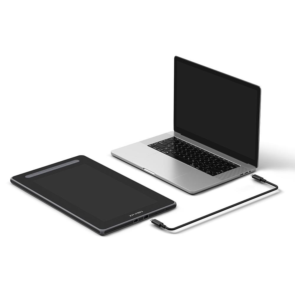 Mesa Digitalizadora Com Tela XP-Pen, Artist 16, com Caneta X3 Elite, 5080 LPI, 16, Full HD, USB-C, Preto - view 6