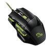 Mouse Gamer Multilaser 2400DPI 7 Botões Preto e Verde - MO208