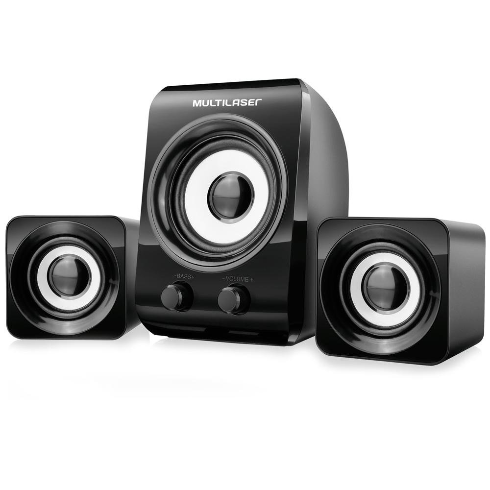 CAIXA DE SOM 2.1 COM SUBWOOFER BPC-SP203 - Brazil PC