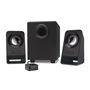 Caixa de Som Logitech Multimidia Z213 Sistema 2.1 14W RMS Preto