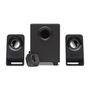 Caixa de Som Logitech Multimidia Z213 Sistema 2.1 14W RMS Preto
