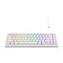 Teclado Mecânico Gamer Rise Mode GM1 Pro White, ARGB, Mini (65%), Switch Outemu Red, USB-C - RM-TCM-GM1P-WRED