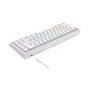 Teclado Mecânico Gamer Rise Mode GM1 Pro White, ARGB, Mini (65%), Switch Outemu Red, USB-C - RM-TCM-GM1P-WRED