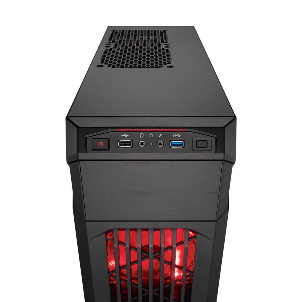 Gabinete Corsair Carbide Spec-01 Red LED Mid Tower CC-9011050-WW