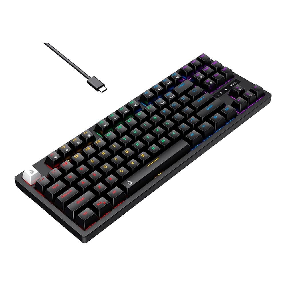 Teclado Mecânico Gamer Rise Mode GM2 Pro Black RGB Rainbow Switch Outemu Blue - RM-TCM-GM2-BBLUE - view 3