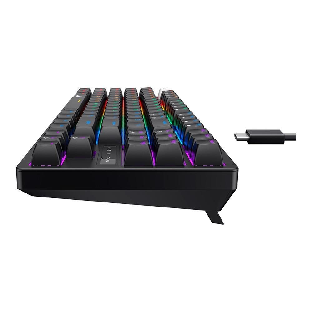 Teclado Mecânico Gamer Rise Mode GM2 Pro Black RGB Rainbow Switch Outemu Blue - RM-TCM-GM2-BBLUE - view 5