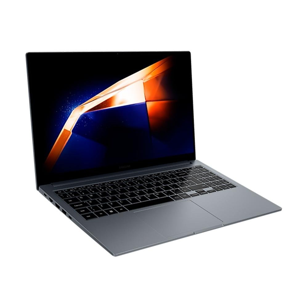 Imagem 3 de 8 do produto Notebook Samsung Galaxy Book4 Intel Core i5-1335U, 8GB RAM, SSD 256GB, 15,6" FHD, Iris Xe Graphics, Win 11H, Grafite - NP750XGJ-KG4BR