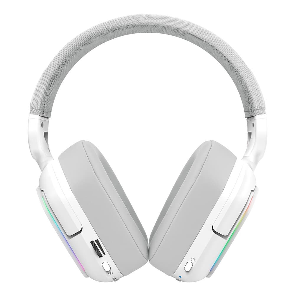 Headset Gamer Sem Fio Redragon Mira 7.1, Bluetooth e 2.4GHz, Setup White, Branco - H868W