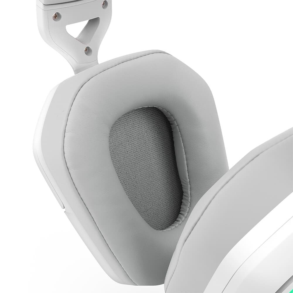 Headset Gamer Sem Fio Redragon Mira 7.1, Bluetooth e 2.4GHz, Setup White, Branco - H868W - view 8
