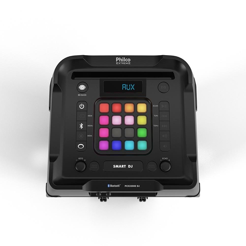 Caixa de Som DJ Philco PCX32000 Extreme, 2400W RMS, Bluetooth, Show de Luzes, Preto - PCX32000 - view 6