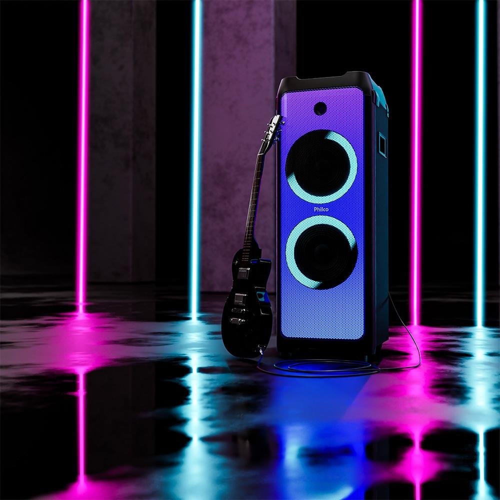 Caixa de Som DJ Philco PCX32000 Extreme, 2400W RMS, Bluetooth, Show de Luzes, Preto - PCX32000 - view 9
