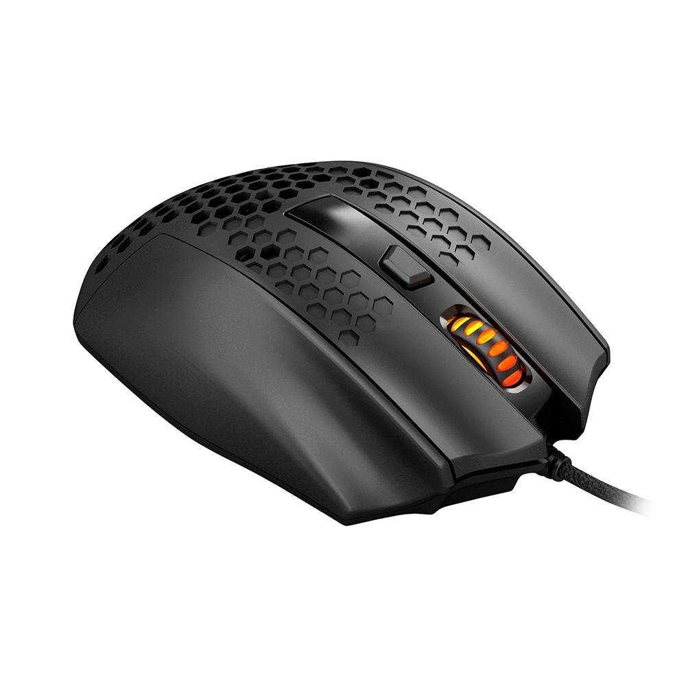 Imagem 3 de 7 do produto Mouse Gamer Redragon Bomber, 12400 DPI, 6 Botões, Preto - M722