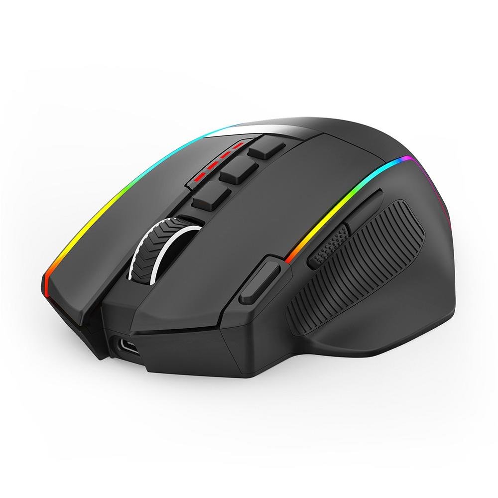 Mouse Gamer ( Balão.info) Swain, RGB, ( Balão.info) DPI, 9 Botões, Preto - M915RGB-WL - foto 2