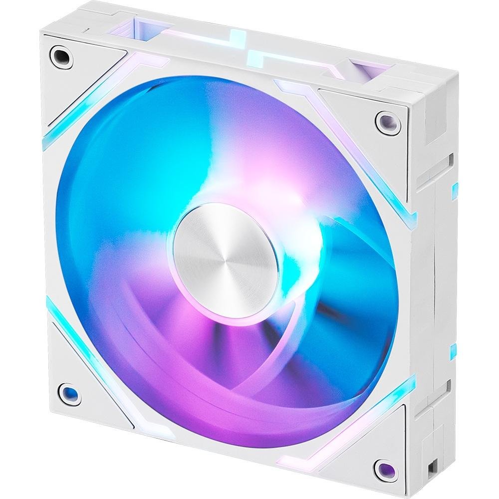 PC用ファン・クーラー MSI MPG EZ120 ARGB WHITE WHITE-3W Kit Com 3 Ventoinhas, 120mm, MSI MPG EZ120| KaBuM!