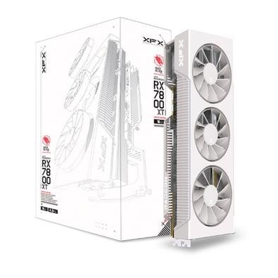  RX 7800 XT Magnetic Air Gaming Graphics Card with XFX Qicksilver White AMD Radeon, 16GB GDDR6, Freesync - RX-78TMAIRW9