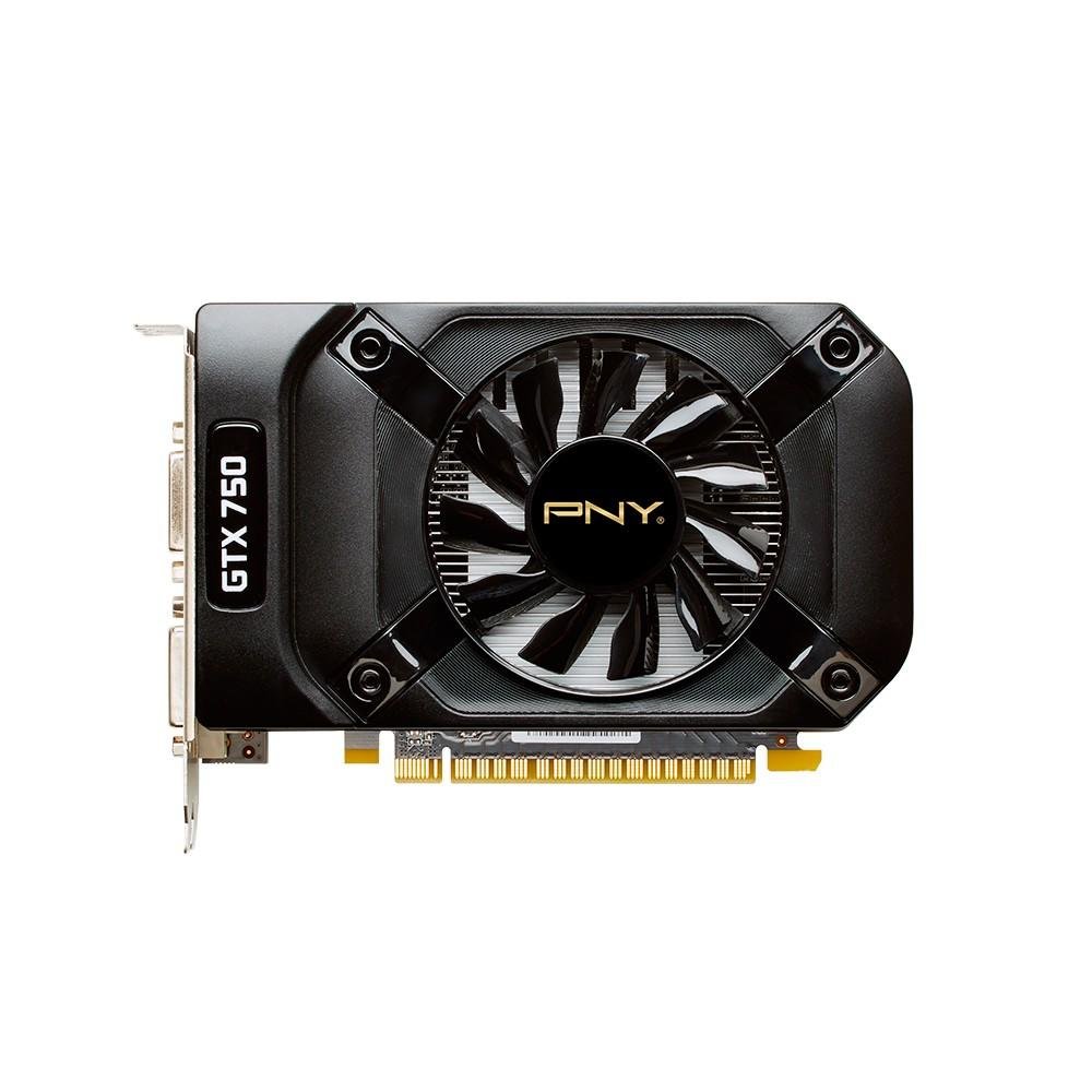 Imagem 4 de 6 do produto Placa de Vídeo VGA PNY GeForce GTX 750 1GB DDR5 128 bits PCI-Express 3.0 x16 VCGGTX7501XPB